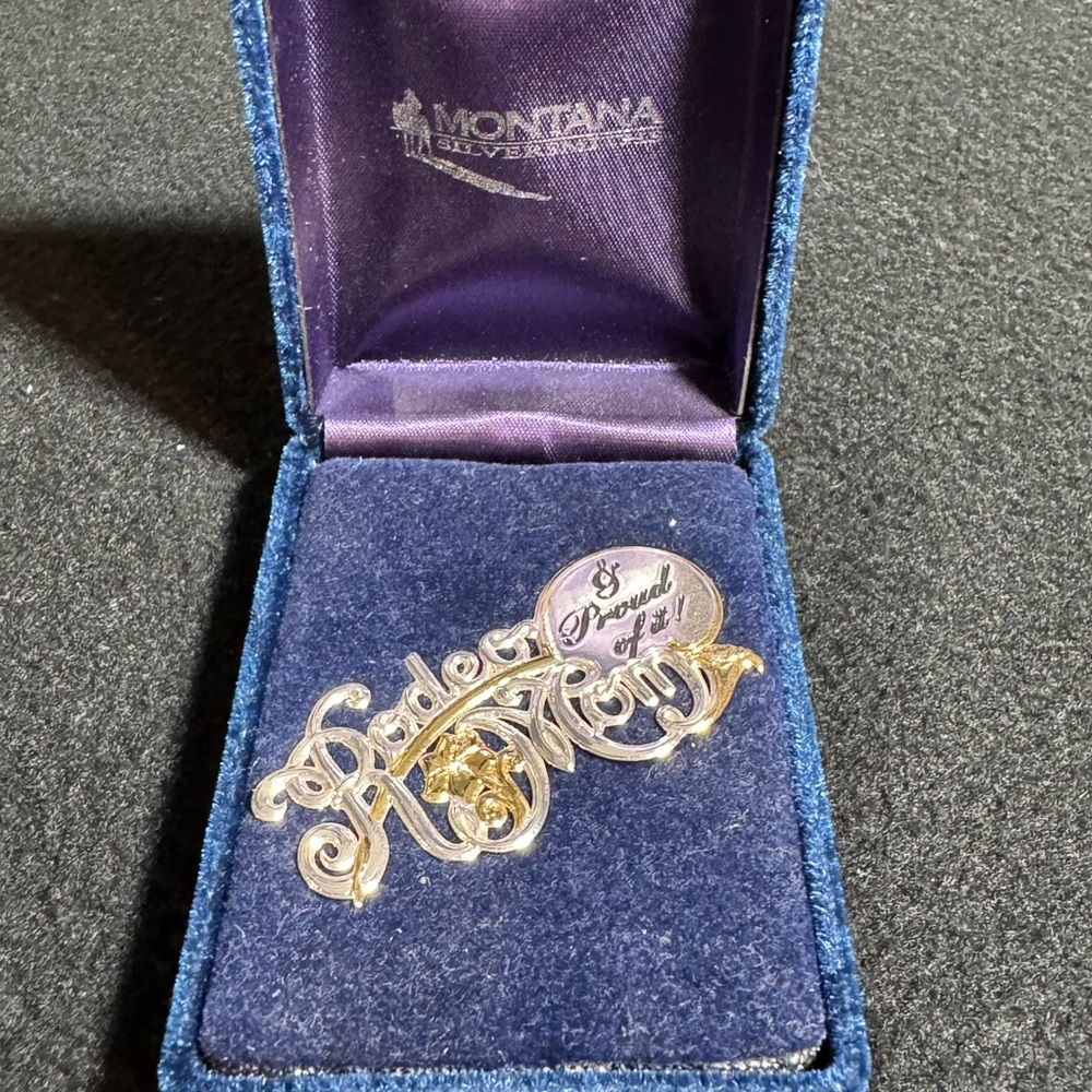 Montana Silversmiths Rodeo Mom Pin - Picture 3 of 4